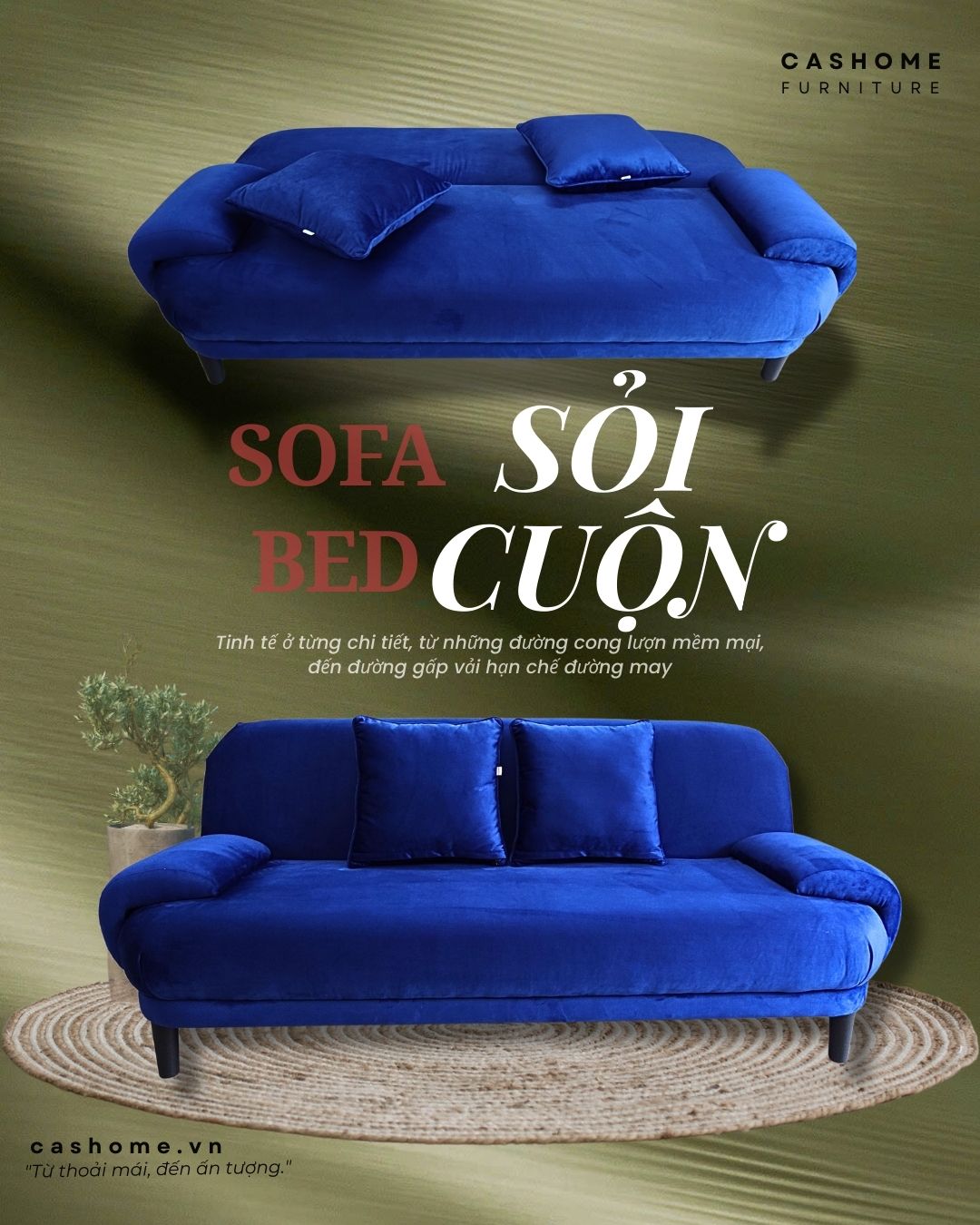 SOFA BED SỎI CUỘN