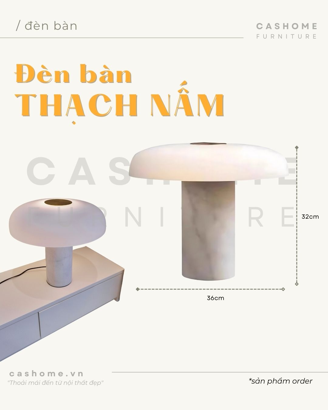 ĐÈN THẠCH NẤM