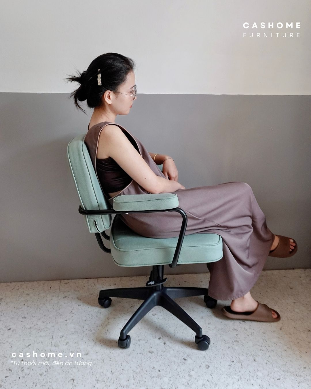 GHẾ XOAY BÔNG SÒ