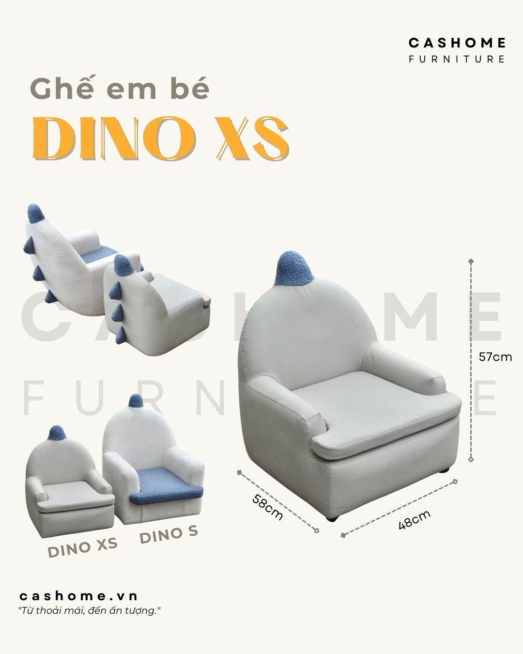 GHẾ BÉ DINO S