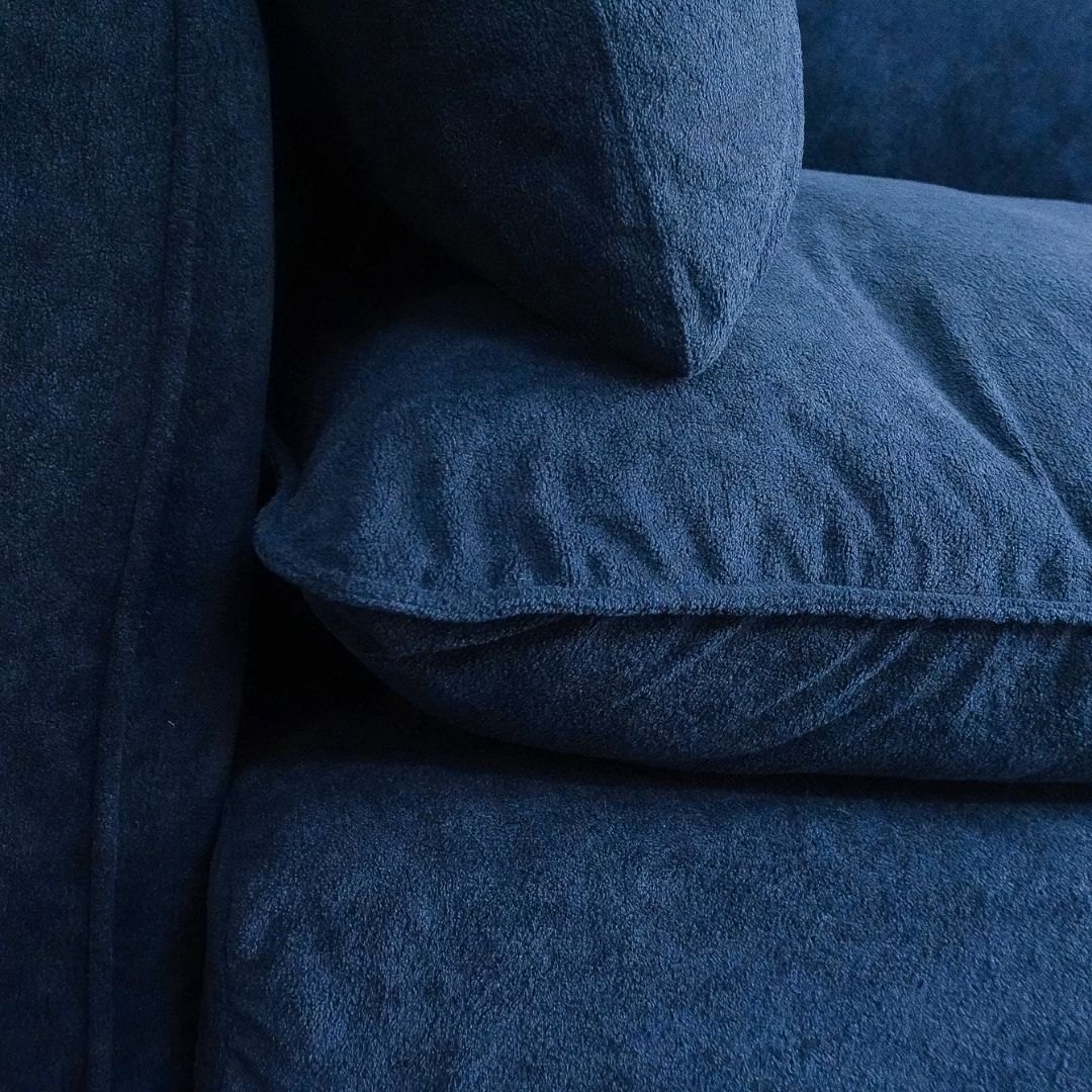 THANH LÝ- SOFA MÂY BỒNG 1m6 - XANH ĐẬM