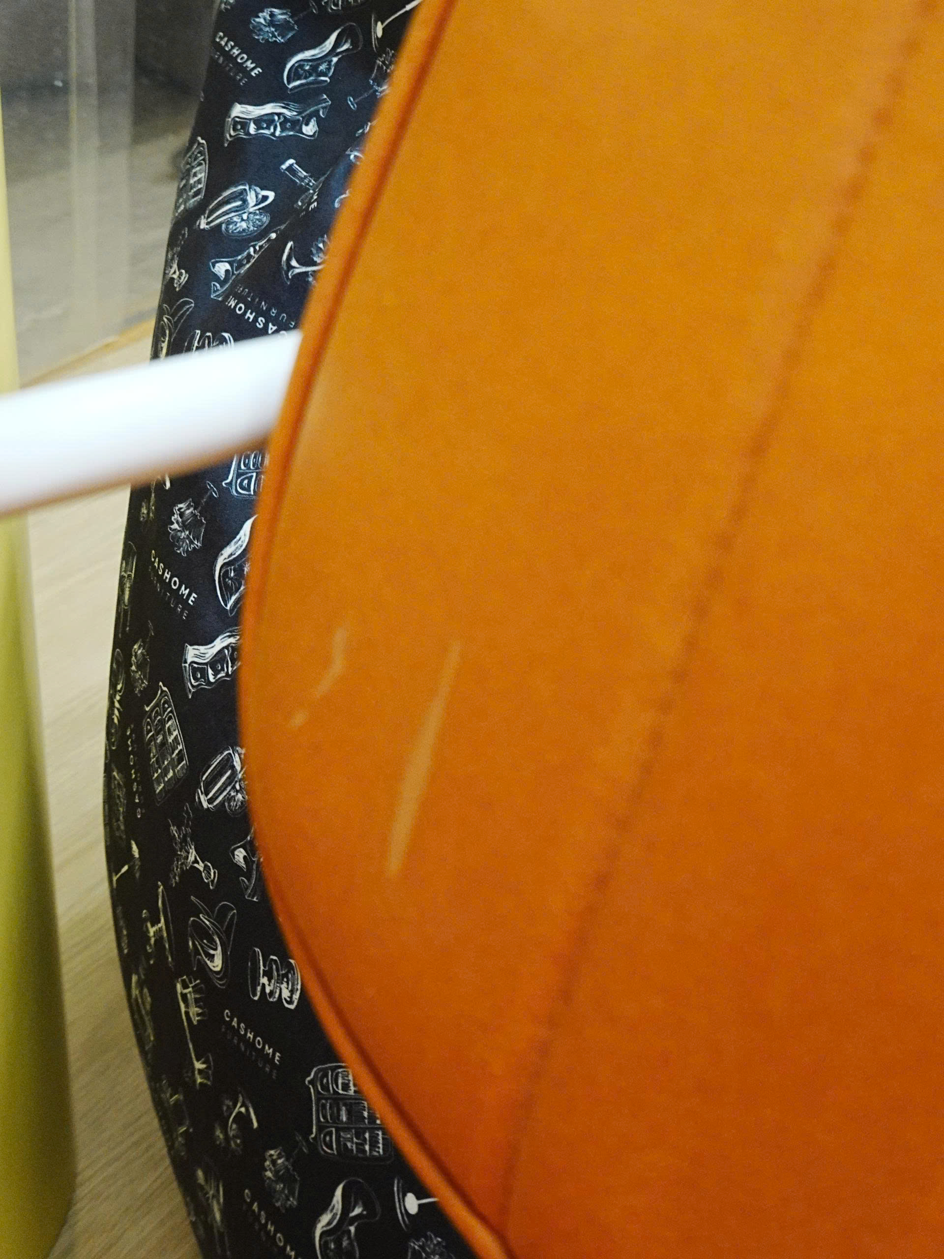 THANH LÝ - GHẾ XOAY BÔNG SÒ - Cam