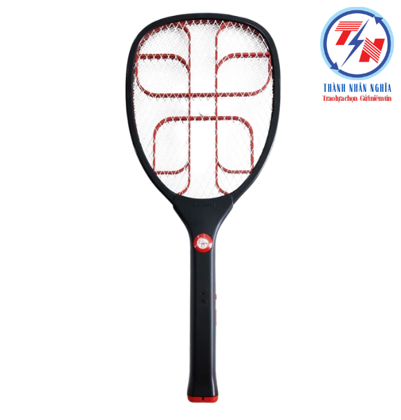 Vợt muỗi Điện Quang ĐQ EMR02 BLR (Pin Lithium, Đen-Đỏ, sp xanh)