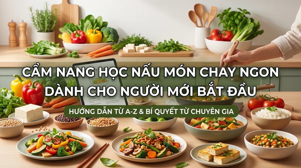 Cẩm nang học nấu món chay ngon cho người mới bắt đầu