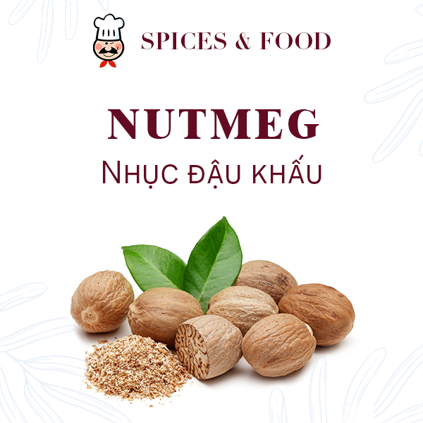 Nhục đậu khấu hạt - Nutmeg Seed