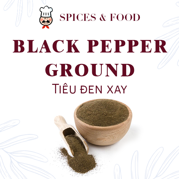 Tiêu đen xay - Black pepper ground