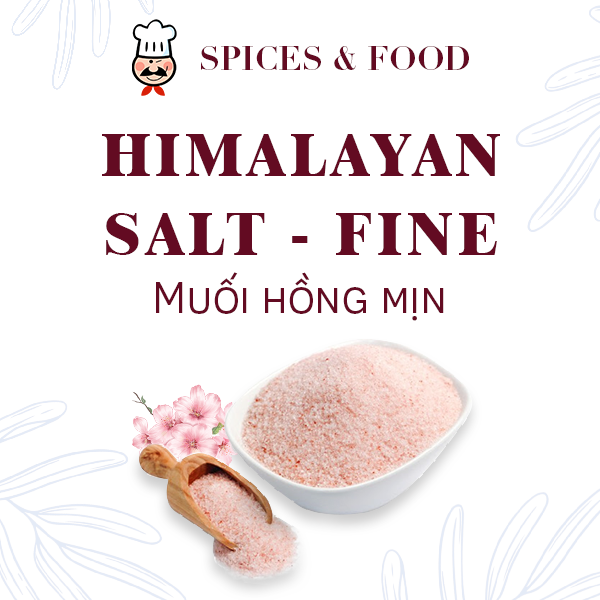 Muối hồng mịn - Himalayan salt - fine