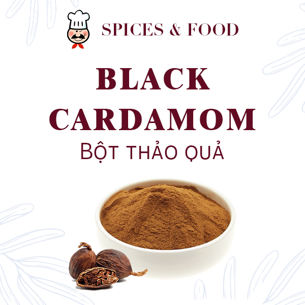 Bột thảo quả - Black Cardamom
