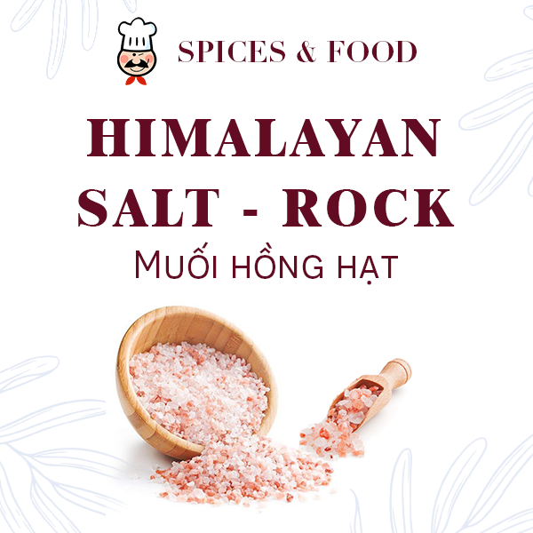Himalayan salt - rock - muối hồng hạt