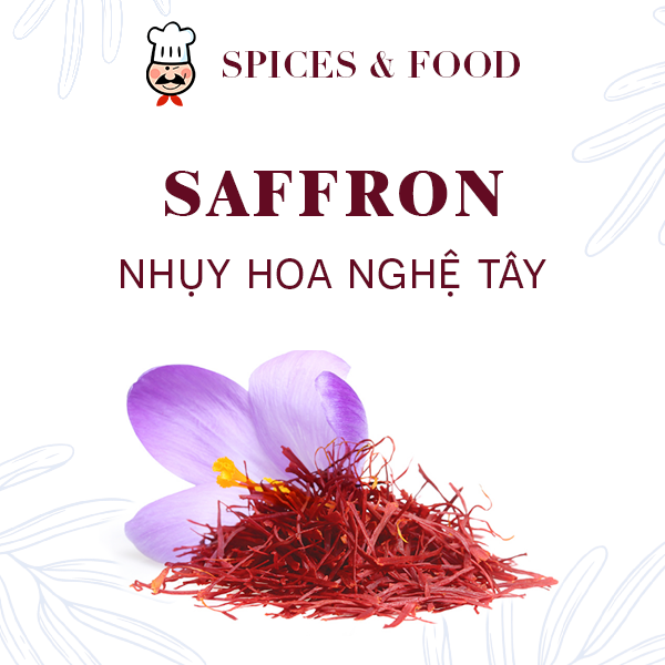 Nhuỵ hoa nghệ tây - Saffron