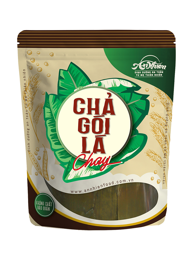 Chả gói lá chay