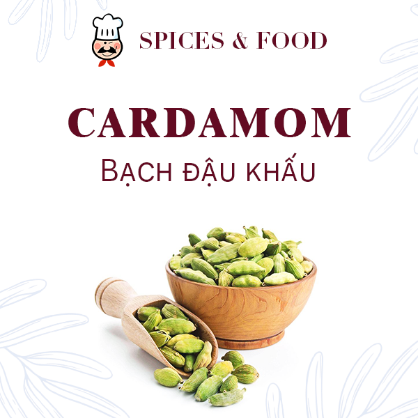Bạch đậu khấu hạt - Cardamom