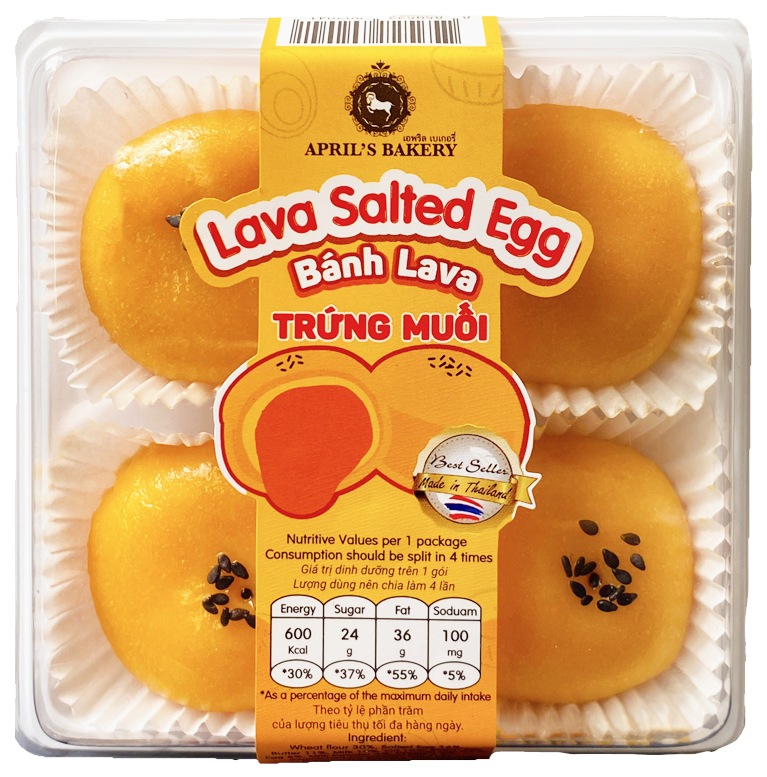 Bánh Lava Trứng muối