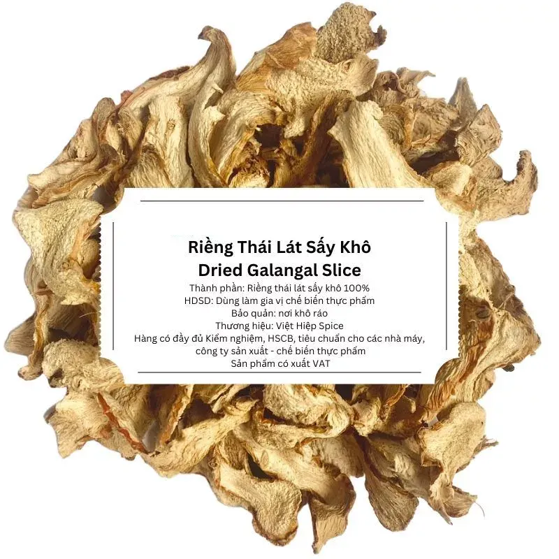 Riềng Thái Lát Sấy khô
(Dried Galangal Sliced)