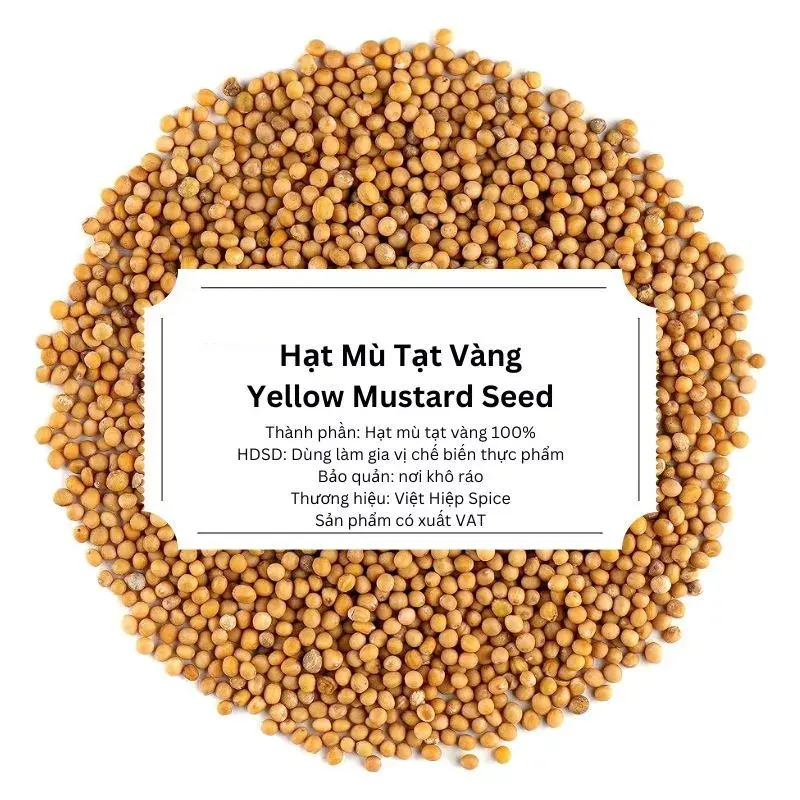 Hạt Mù Tạt Vàng
(Yellow mustard seed)