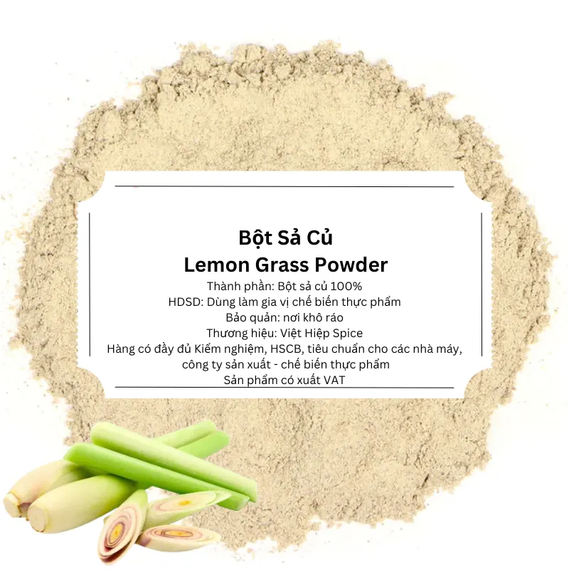 Bột Củ Sả
(Lemon Grass Powder)