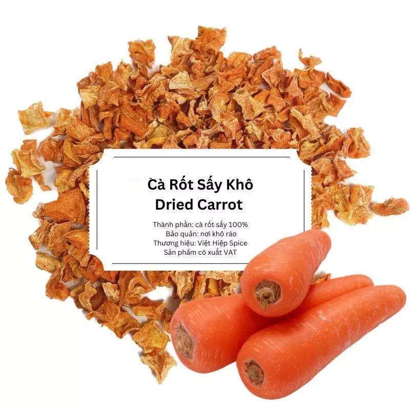Cà Rốt Thái Lát Sấy Khô
(Dried Carrot Slices)