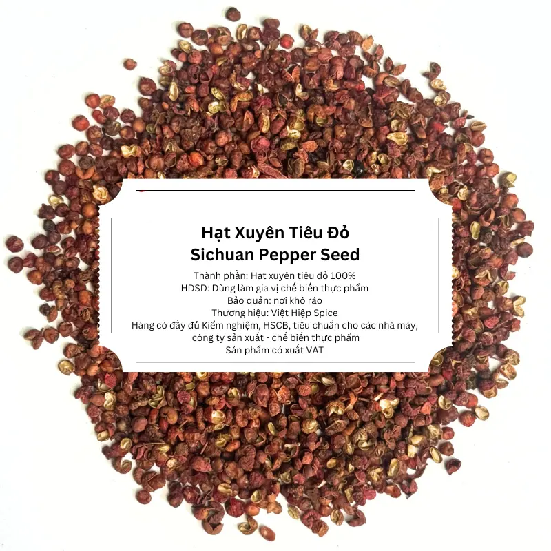 Hạt Xuyên Tiêu Đỏ
(Red Chinese Peppercorns)