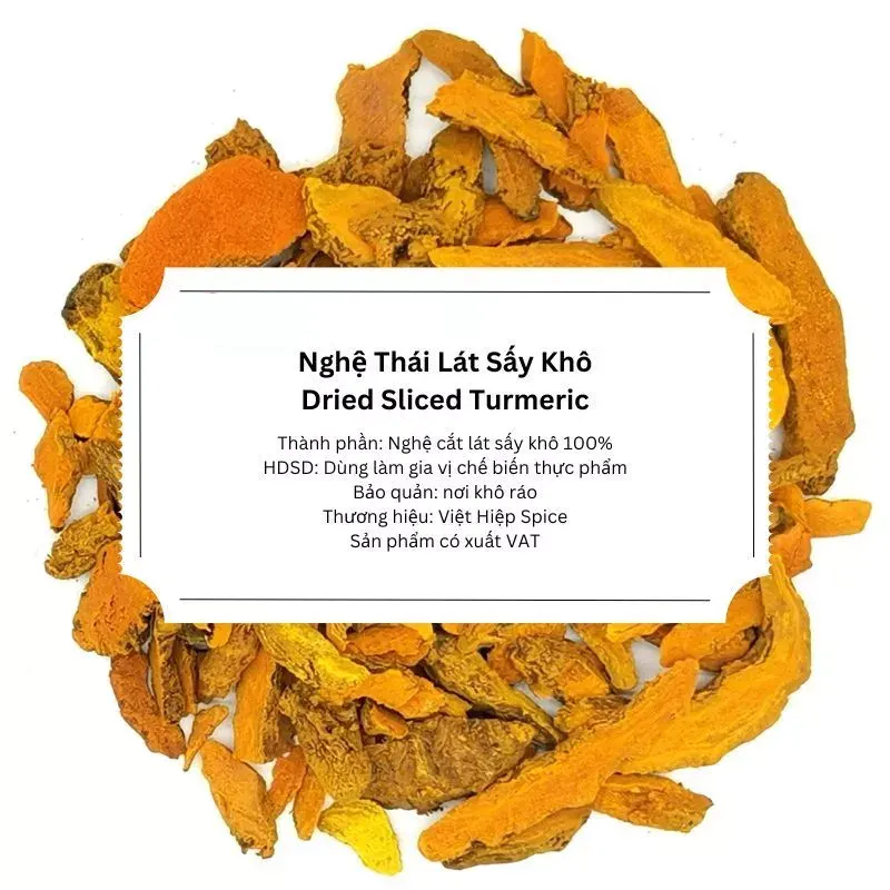 Nghệ Thái Lát Sấy Khô
(Dried Turmeric Sliced)