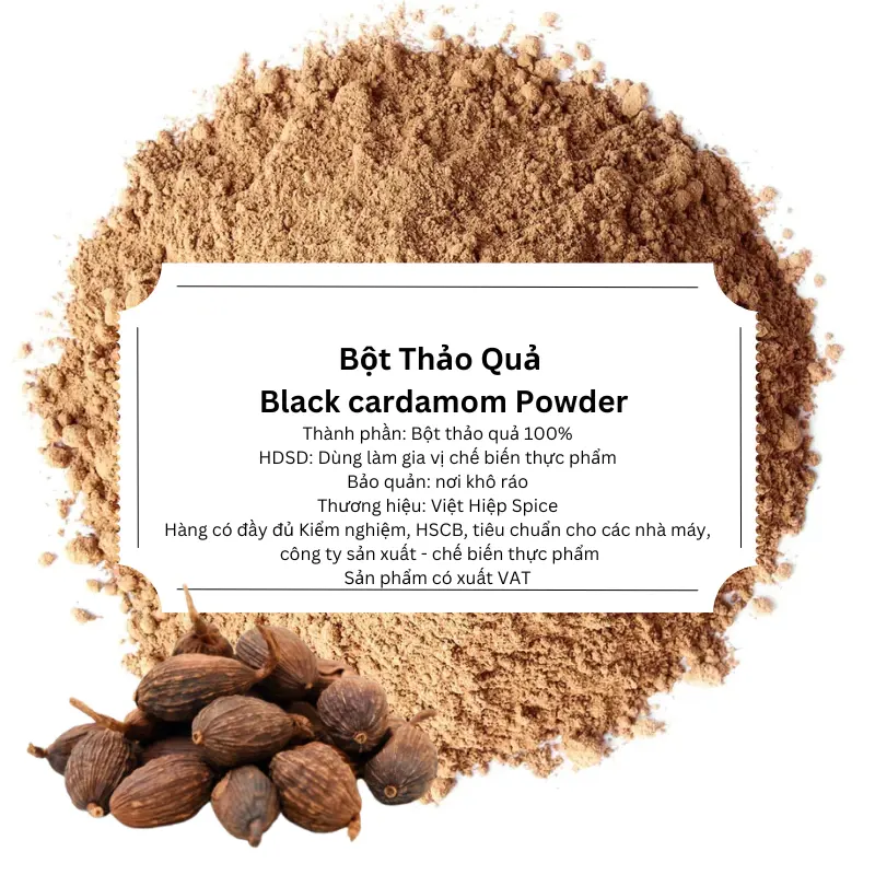 Bột Thảo Qủa 
(Black Cardamom Powder)