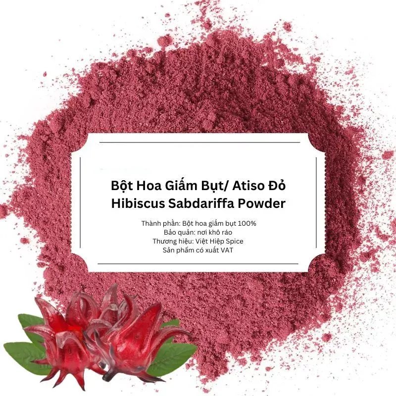 Bột Hoa Bụt Giấm/ Hoa Atiso đỏ/ Hibicus
(Artichoke Flower Powder)