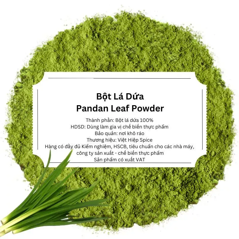 Bột Lá Dứa/ Lá Nếp Sấy
(Pandan Leaves Powder)