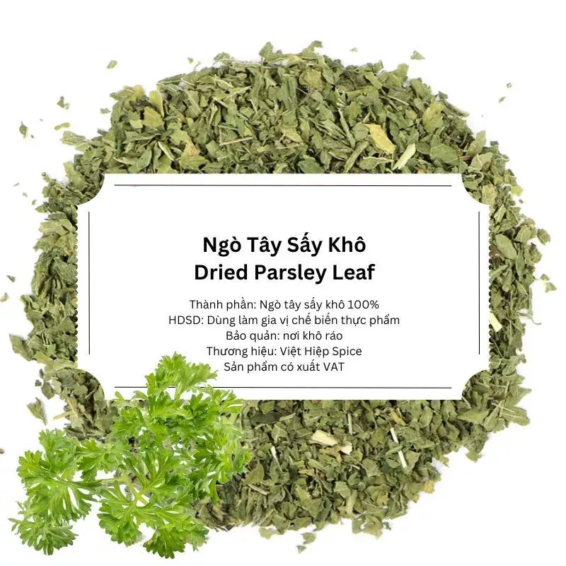 Lá Mùi tây  - Ngò Tây  sấy khô 
(Parsley leaf)