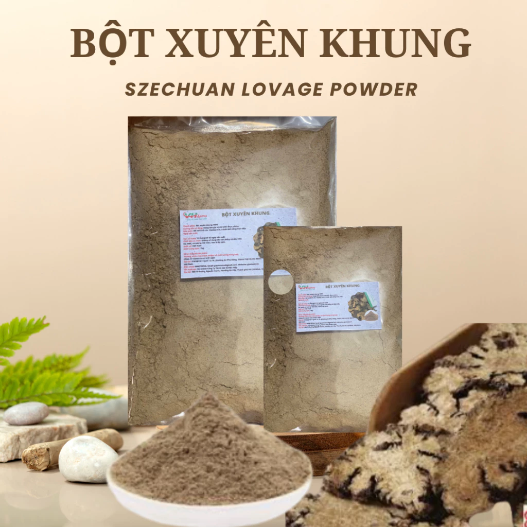 Bột Xuyên Khung
(Ligusticum Wallichii Powder)