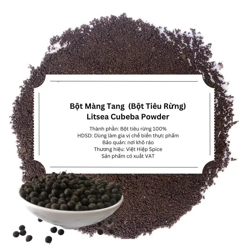 Bột Tiêu Rừng - Bột Hạt Màng Tang
(Litsea Cubeba Seeds Powder)