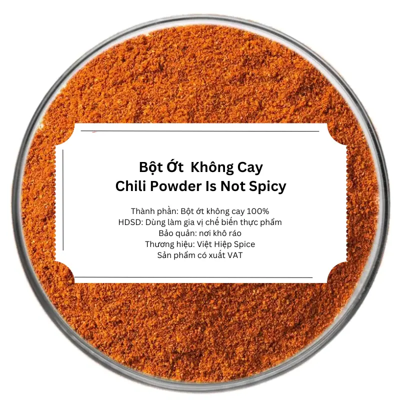 Bột Ớt  Không Cay 
(Non-Spicy Chili Powder)
