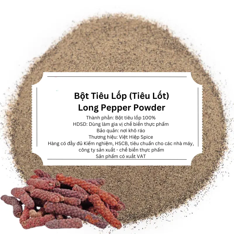 Bột Tiêu Lốp
(Long Pepper Powder)