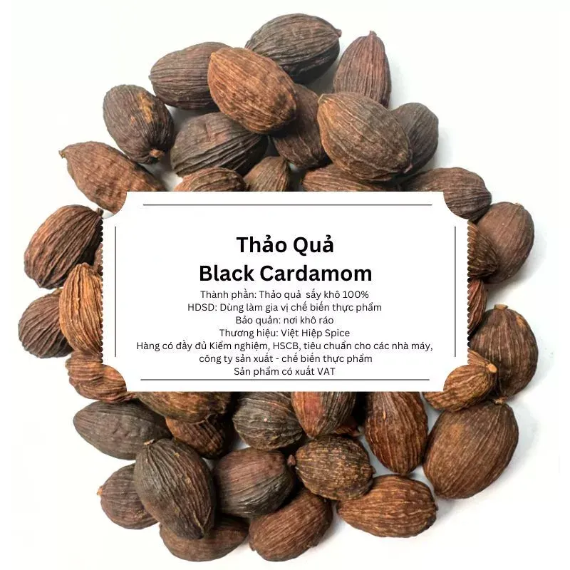 Thảo Qủa To (không cuống) lựa đẹp
(Black Cardamom)