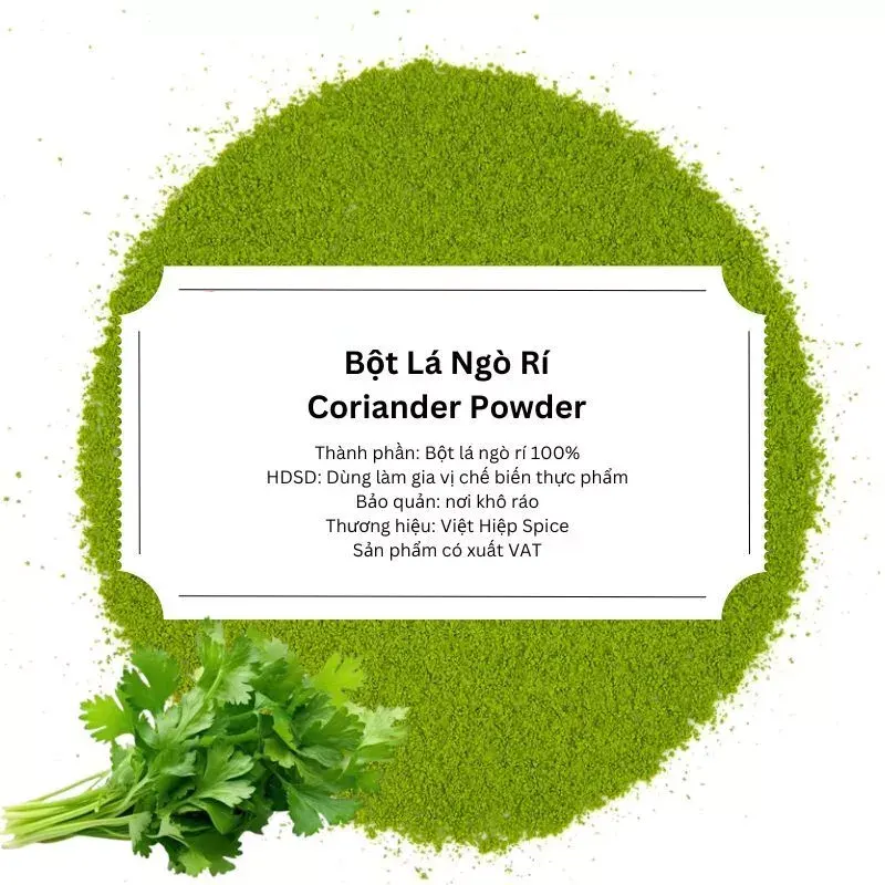 Bột Lá Ngò Rí
(Coriander Leaf Powder)