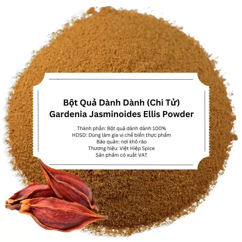 Bột Qủa Dành Dành - Qủa Chi Tử
(Gardenia Jasminoides Ellis Powder)