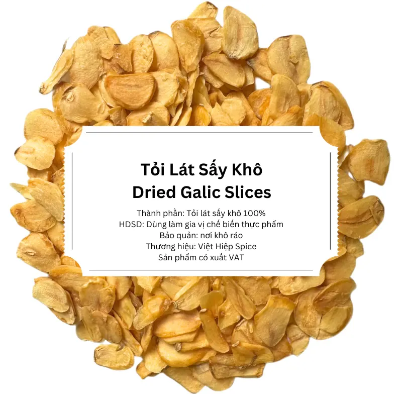 Tỏi Thái Lát Sấy Khô
(Dried Garlic Bulb)