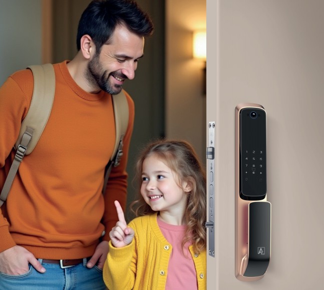 Khóa Thông Minh A2 Sweden: Công Nghệ Nhận Diện Khuôn Mặt và Lòng Bàn Tay Lên Ngôi