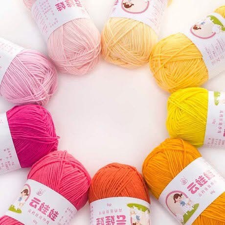Baby yarn màu trơn