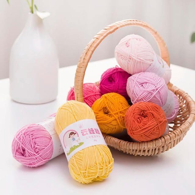 Baby yarn màu trơn