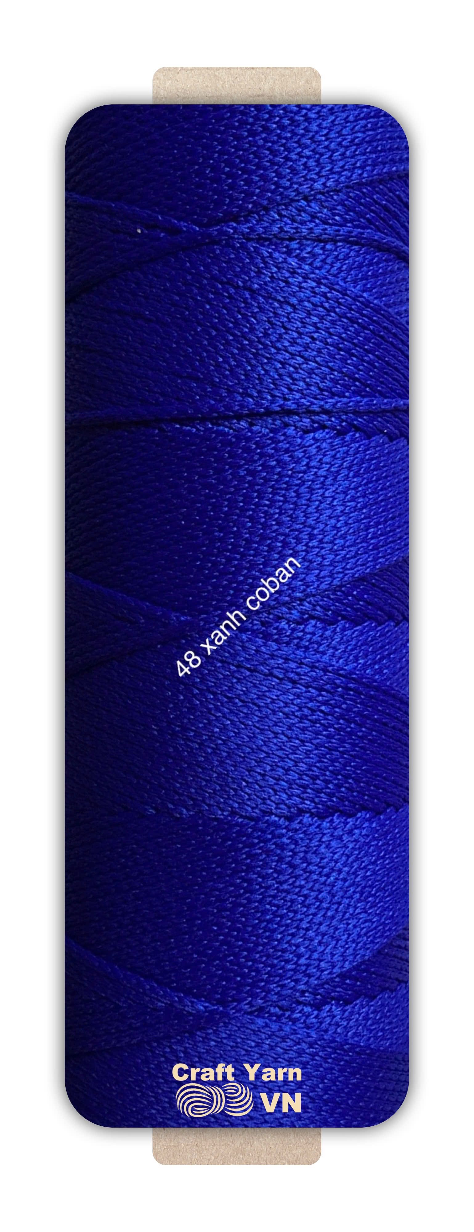 Sợi dệt Craft Yarn 2mm màu trơn