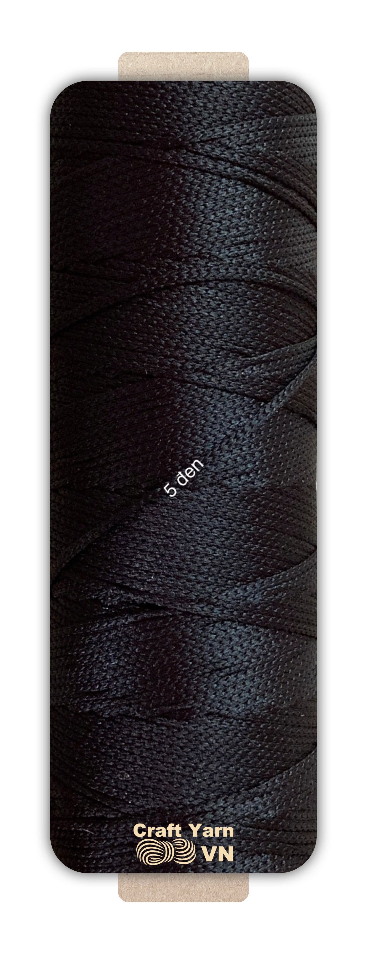 Sợi dệt Craft Yarn 2mm màu trơn