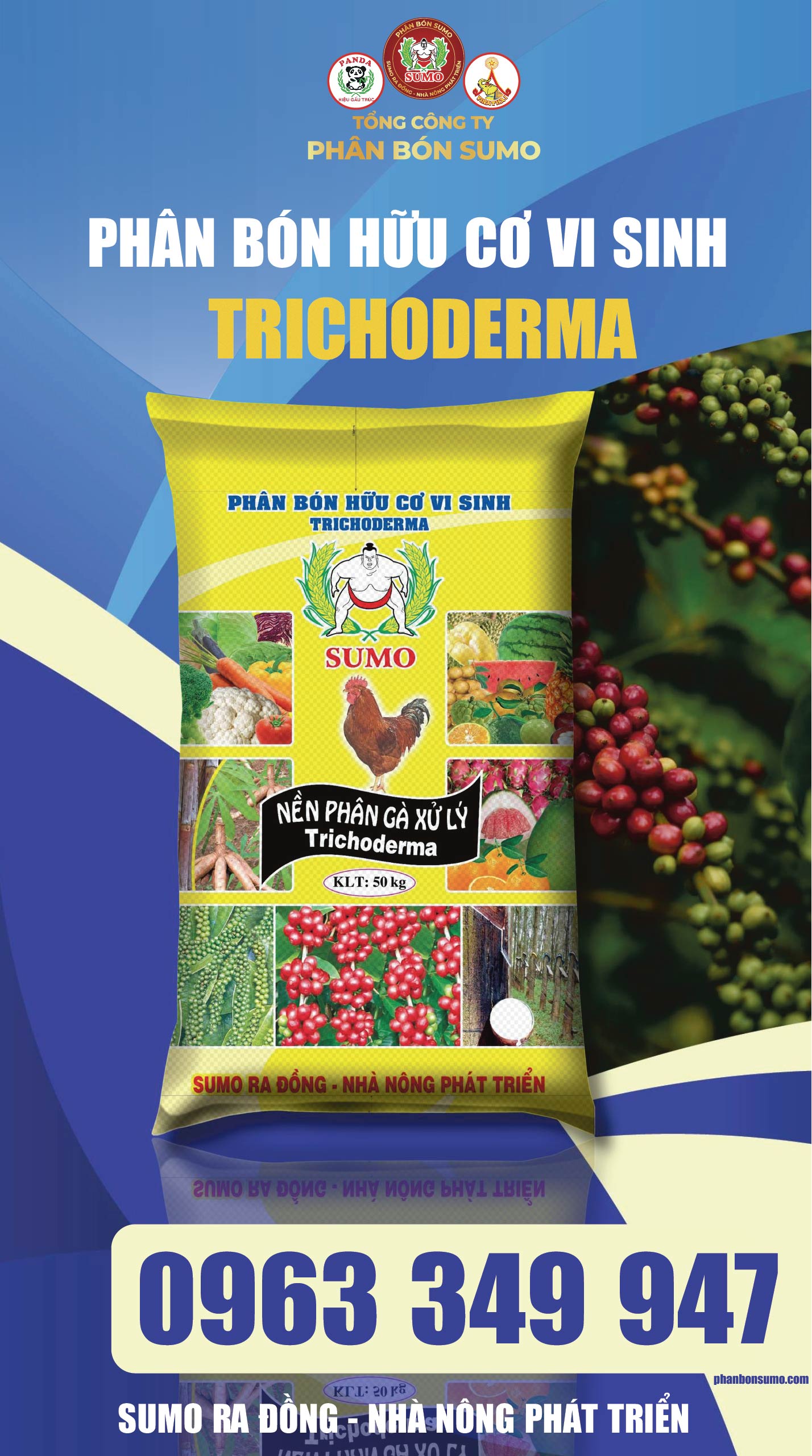 Phân hữu cơ vi sinh Trichoderma
