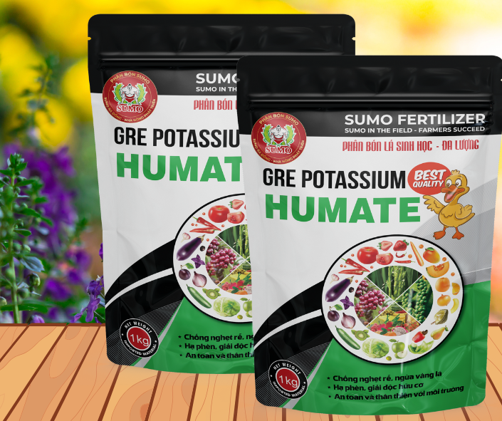 GRE POTASSIUM HUMATE - TÚI 1KG