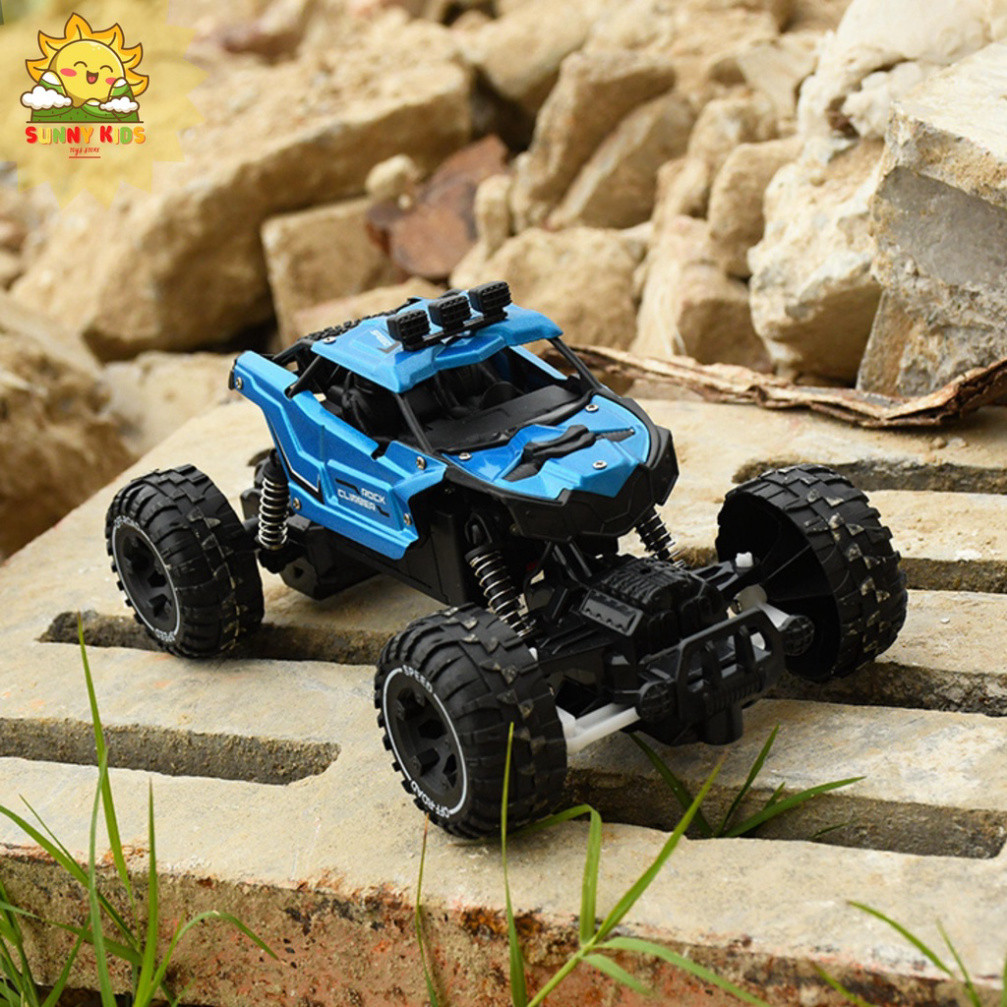 Xe Đồ chơi Điều khiển từ xa Climbing Car, Vỏ ốp Hợp Kim siêu bền, đèn chiếu sáng, 2.4GHz, phạm vi 35m, 1:16 - Sunny Kids