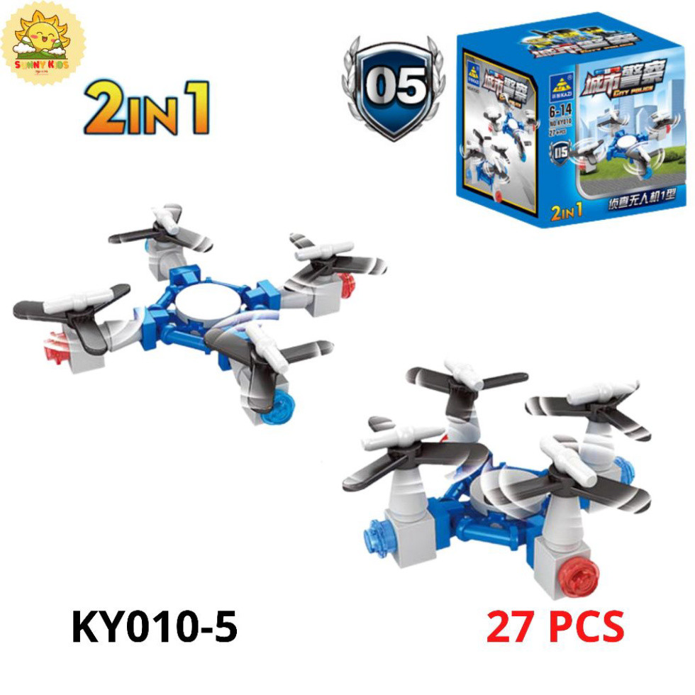 Đồ Chơi Lắp Ráp Hình Khối 2 IN 1, Kích Thước Nhỏ, Chi Tiết Chắc Chắn, Đồ Chơi Lắp Ghép Mô Hình Xe Ô Tô  - Sunny Kids