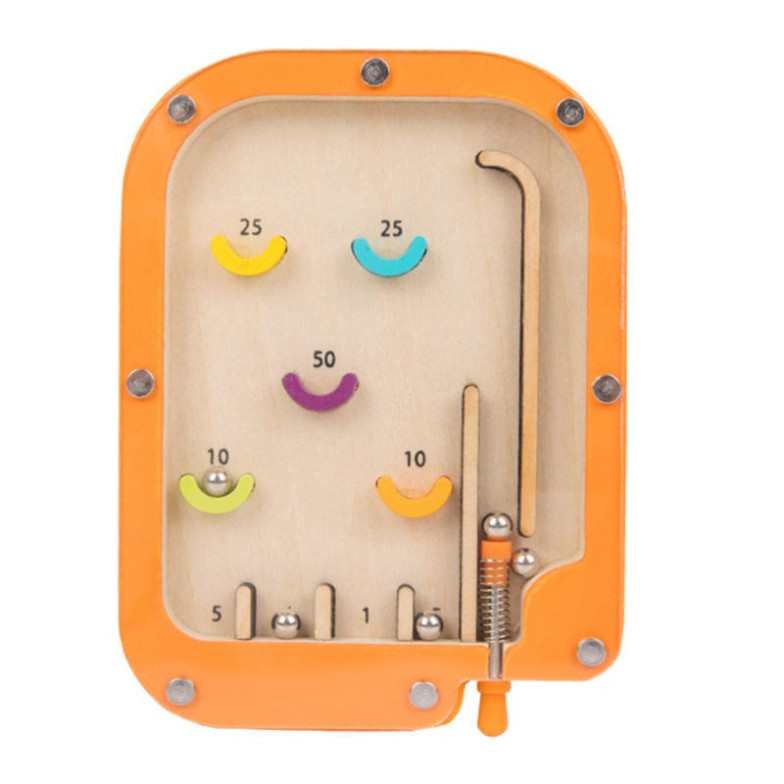 Đồ Chơi Bằng Gỗ Pinball, Rèn Luyện Đôi Tay Khéo Léo Và Sự Kiên Nhẫn Cho Bé, Rời Xa Các Trò Chơi Điện Tử - Sunny Kids