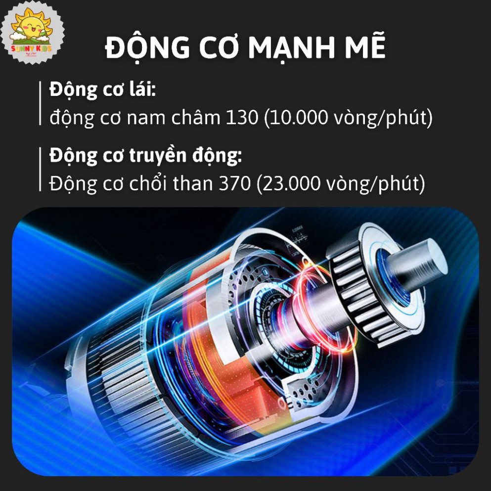 Xe Đua Q123 Tốc Độ Cao, Dẫn Động 2 Cầu Mạnh Mẽ, Điều Khiển Từ Xa 2.4GHz, 2 Bộ Bánh Driff Chuyên Nghiệp - Sunny Kids
