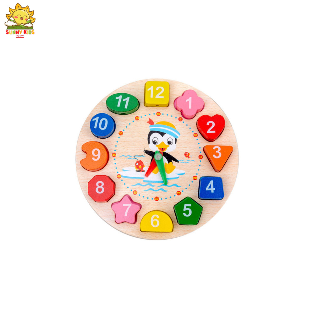 Đồ Chơi Gỗ Thông Minh Cho Bé , Gỗ Được Làm Min, Bo Tròn, Sơn Nước An Toàn, Đồ Chơi Montessori Dưới 3 Tuổi - Sunny Kids