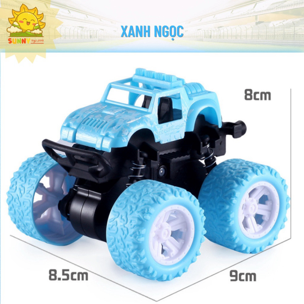 Xe ô tô đồ chơi kiểu dáng xe địa hình mini, xe quán tính 2 cầu, giảm sóc 4 bánh, lốp xe bằng cao su an toàn - Sunny Kids