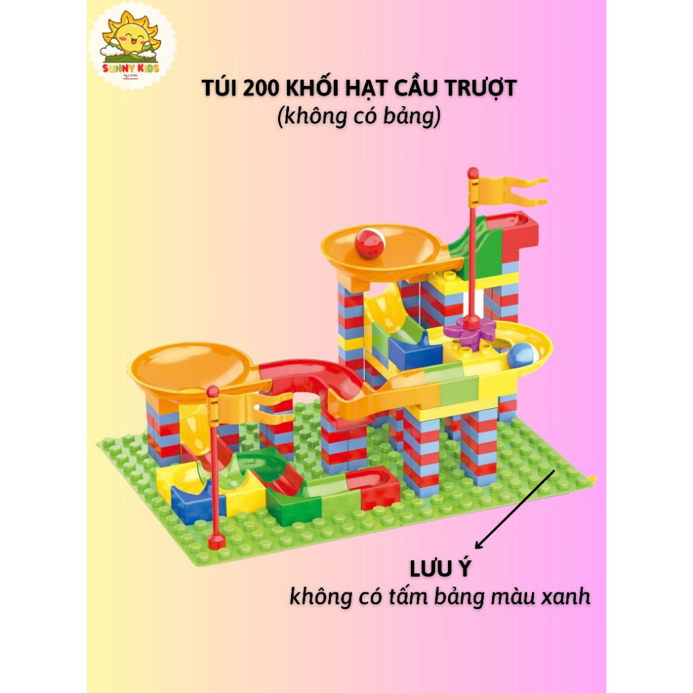 Đồ Chơi Lắp Ráp Hình Khối Cho Bé, Khối Hạt Lớn Mua Thêm Cho Bộ Bàn Xếp Hình Đa Năng - Sunny Kids