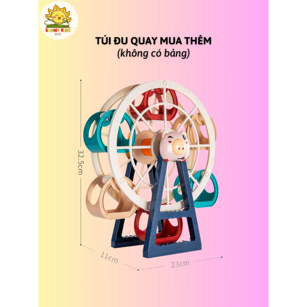 Đồ Chơi Lắp Ráp Hình Khối Cho Bé, Khối Hạt Lớn Mua Thêm Cho Bộ Bàn Xếp Hình Đa Năng - Sunny Kids